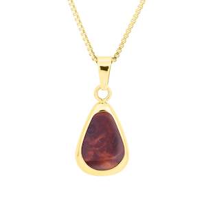 Sequoia: Redwood Drop Necklace - Yellow Gold