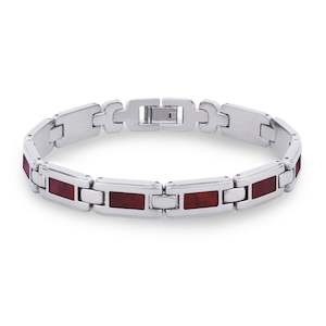 Sequoia Redwood Jewelry: Redwood Men's Link Bracelet