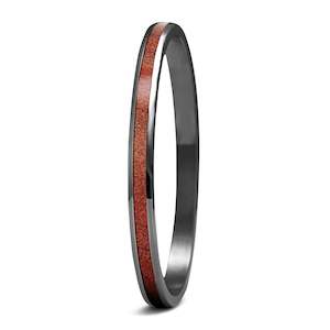 Ancient Kauri Bangle - Gunmetal