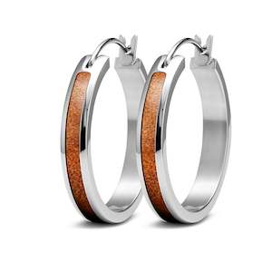 Ancient Kauri Hoop Earrings