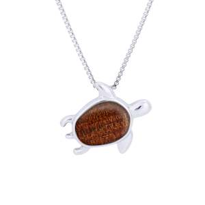 Ancient Kauri Turtle Necklace