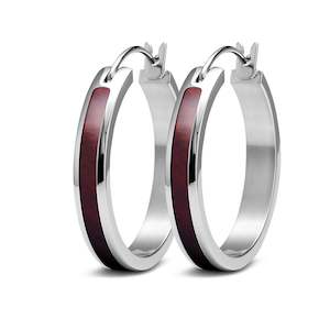 Redwood Hoop Earrings