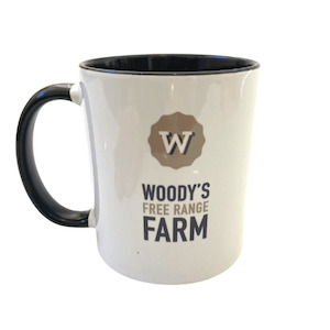 Internet only: Woodys Free Range Mug