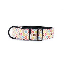 Doughnuts Martingale Dog Collar