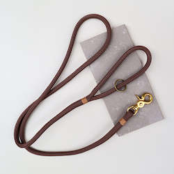 Trigger Clip Rope Leash - Leather-like