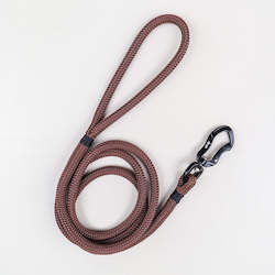 Pet: Black & Brown Rope Leash