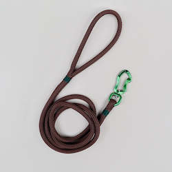 Pet: Green & Brown Rope Leash