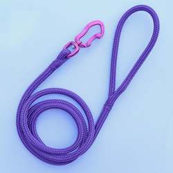 Pet: Hot Pink & Purple Rope Leash