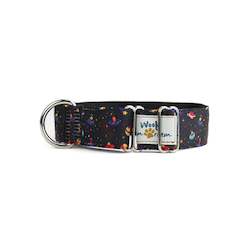 Alien Invasion Martingale Dog Collar