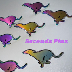 Pet: SECONDS | Zoomie Enamel Pin