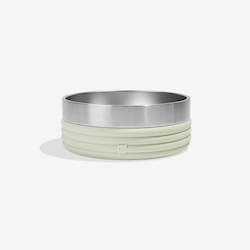 Tuff Bowl | Rings Sage | Stainless Steel Pet Bowl