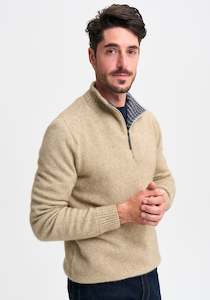 Clothing: Merinomink Whitaker Half Zip Sweater