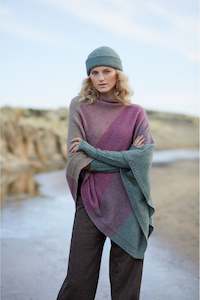 Clothing: McDonald - Ombre Poncho in Merino Wool and Possum Fur