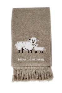 Clothing: Lothlorian Merino Wool and Possum Fur Sheep Scarf