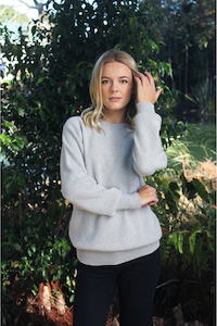 Lothlorian Alpaca Plain Crew Neck Sweater