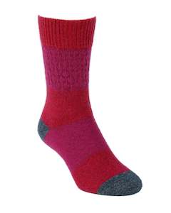 Clothing: Lothlorian Gecko Sock in Merino Wool & Possum Fur