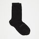 Lamington Mens Rib Crew Sock - Black