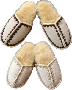 Clothing: SHEEPSKIN SCUFFS