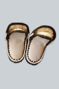 Clothing: Hand-made Sheepskin Slippers