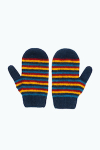 Clothing: STRIPED MITTENS