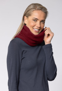 Clothing: MOSS STITCH NECK WARMER