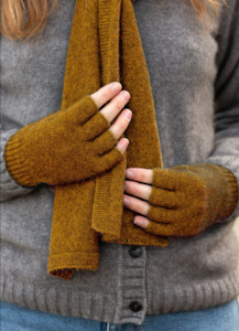 Clothing: FINGERLESS GLOVES