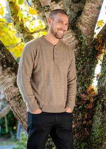 Crew Neck Button Crew Neck Jumper