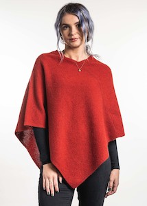 Moss Stitch Poncho