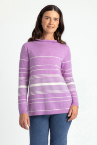 Clothing: STRIPE SWEATER