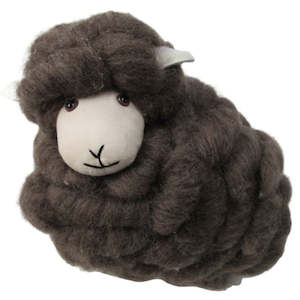 LARGE LOOPY WOOL SHEEP (BROWN)