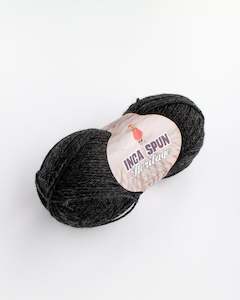 Sock Yarn Inca Spun Heritage 4 Ply Alpaca Merino Wool Nylon - Charcoal melange