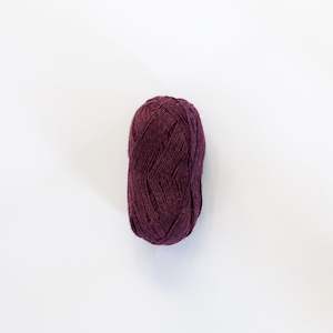 Sock Yarn Inca Spun Heritage 4 Ply Alpaca Merino Wool Nylon - Plum Melange