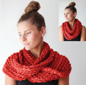 FREE PATTERN: Cozee Snood - Easy Knitting