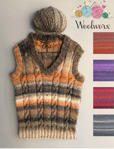 Champetre Yarn: FREE Kids' Cable Vest Pattern - Plassard Champetre Yarn