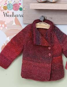 FREE Crossover Baby Jacket Pattern - Plassard Champetre Yarn