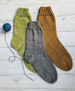 FREE - Plain Socks Pattern - Sox EasyWash Yarn