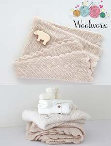 FREE Tweet Baby Blanket + Bootees Pattern - Plassard Tweet Yarn