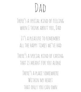 Dad - A place within my heart