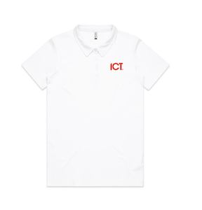 ICT LADIES POLO SHIRT - White