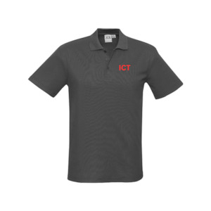 ICT MENS POLO SHIRT - Charcoal