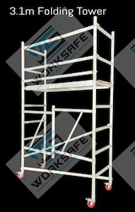 Aluminium Folding Tower 2.0l x 0.73w x 3.1m High