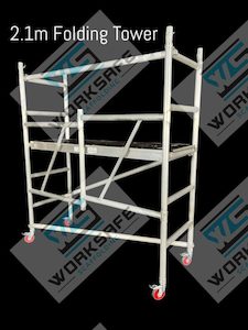 Aluminium Folding Tower 2.0l x 0.73w x 2.1m High