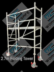 Aluminium Folding Tower 2.0l x 0.73w x 2.7m High