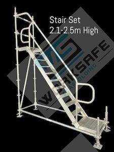 Stairs Set 2.2-2.6m High x 2.57m