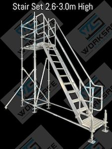 Building supplies: Stairs set 2.7-3.1m High with Platform