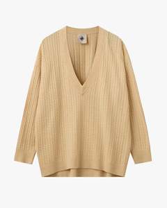 Como Oversized V-Neck Sweater