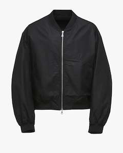 Binding Cotton Bomber Jacket