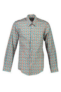 WORLDman 4290 Romeo Shirt Green Floral