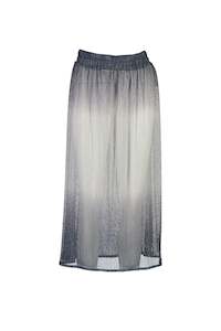 WORLD 4540 Astray Pleat Skirt Ink Silver