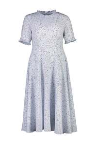 Clothing: WORLD 4534 Proper Dress Pale Blue Stars